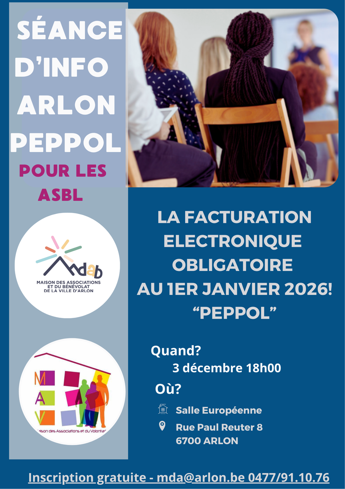 Information evening on electronic invoicing - PEPPOL