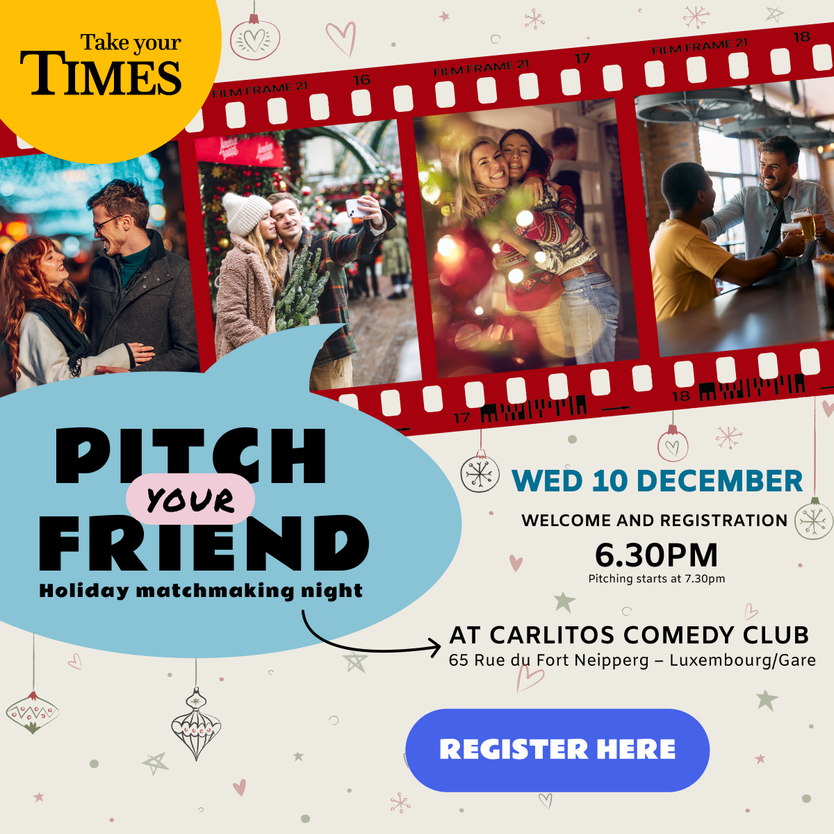 PRESENTEZ VOTRE AMI - Soirée d'Accouplement Festive