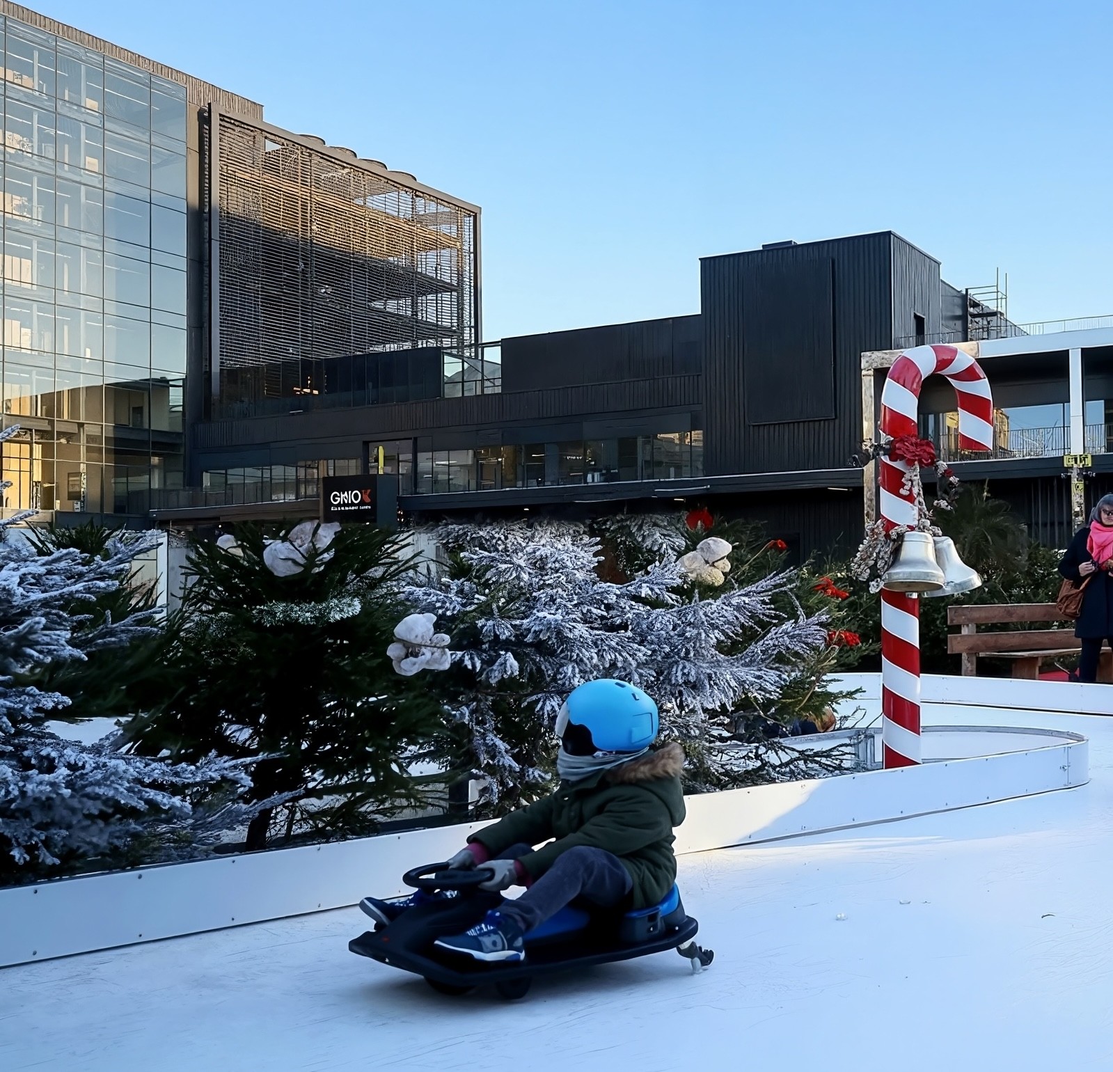 Conduite de Kart pour Enfants sur Glace