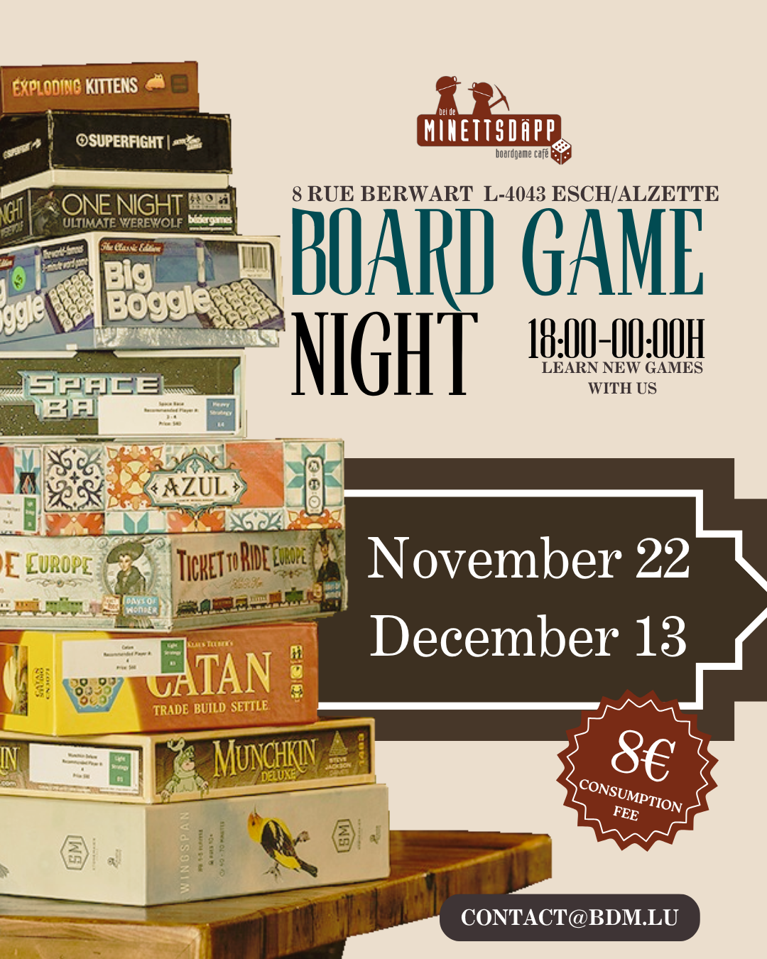 Soirée Jeux de Société