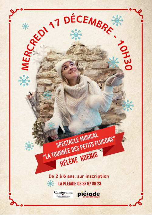 Spectacle musical : La tournée des petits flocons