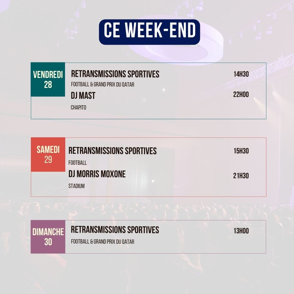 Programme du Week-end