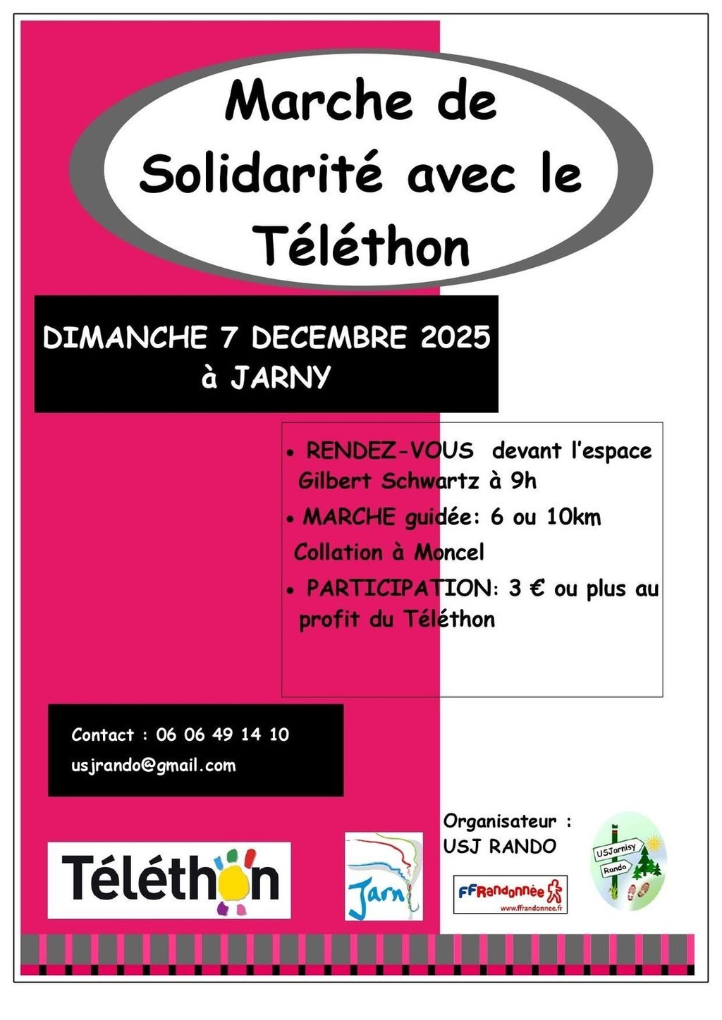 Marche solidaire pour le Téléthon