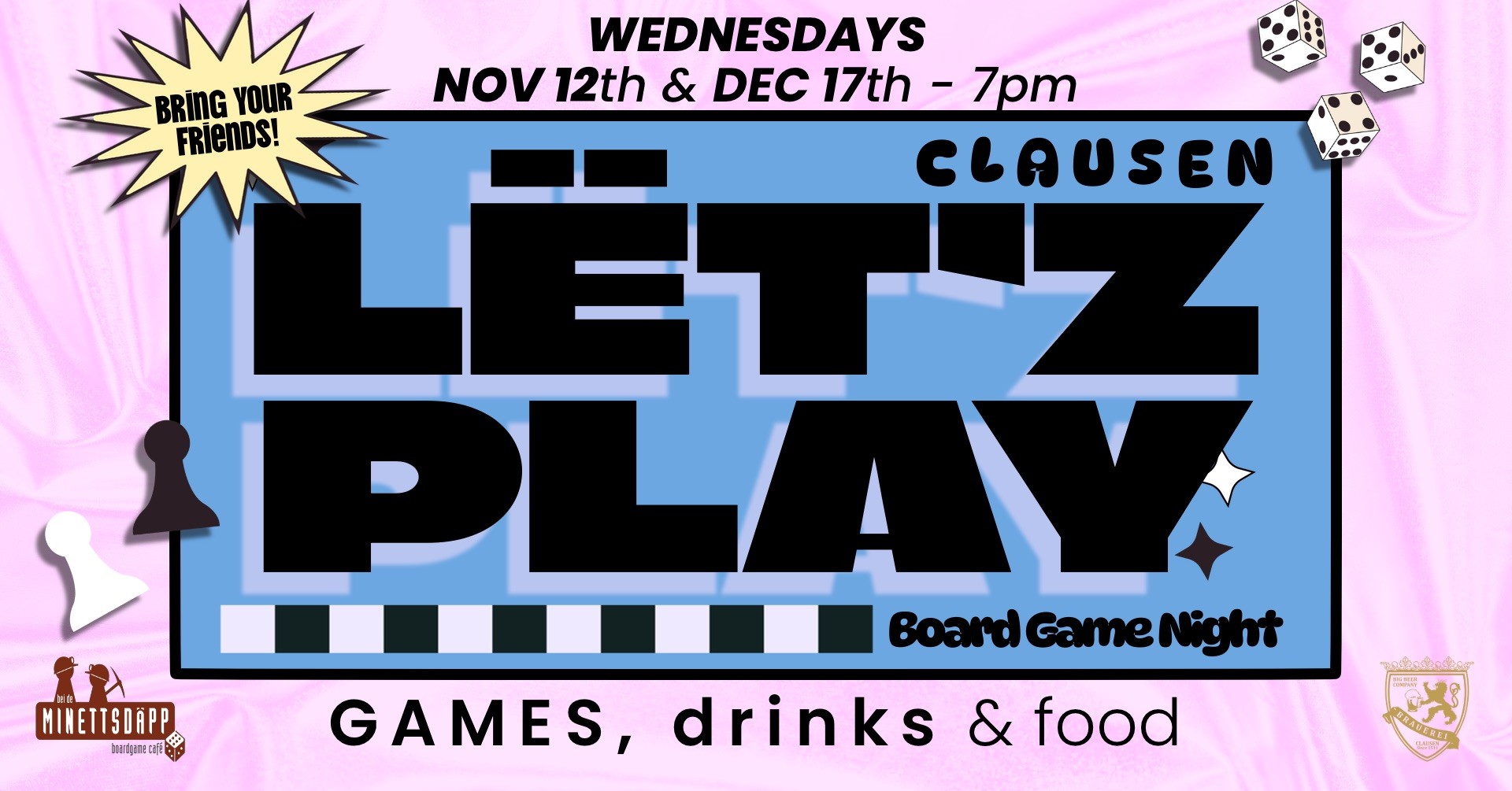 Let's Play - Soirée de Jeux de Société à Clausen