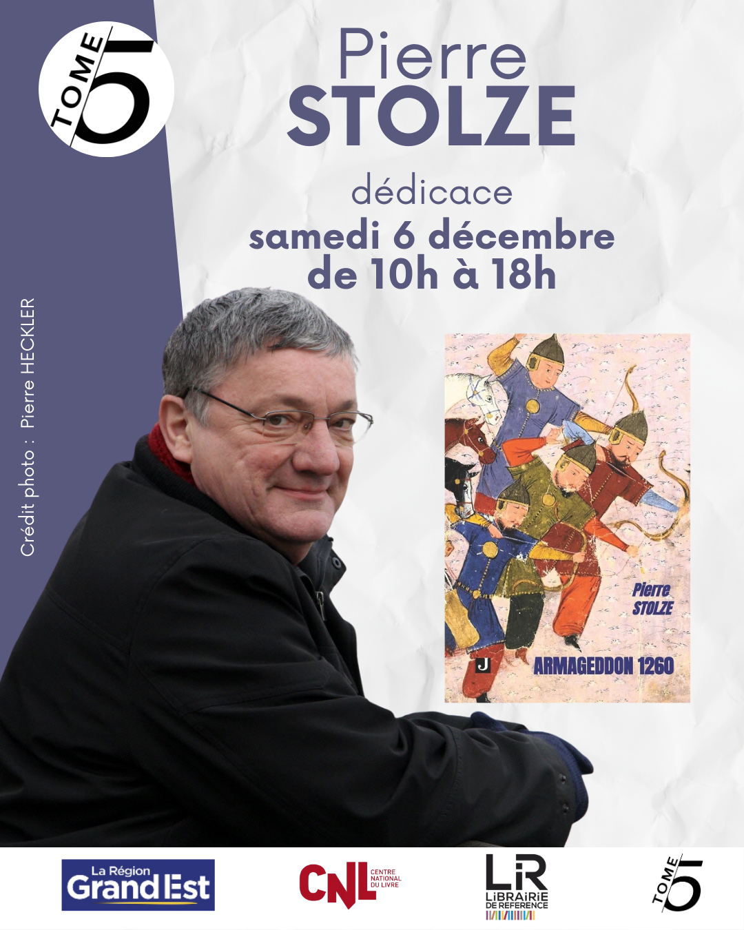 Dédicace Pierre Stolze