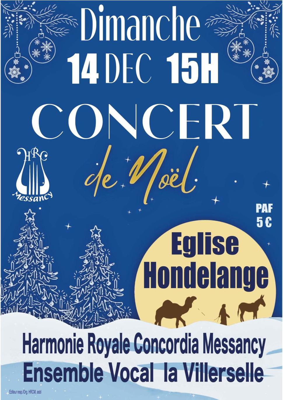 Concert de Noël | Harmonie Royale Concordia Messancy