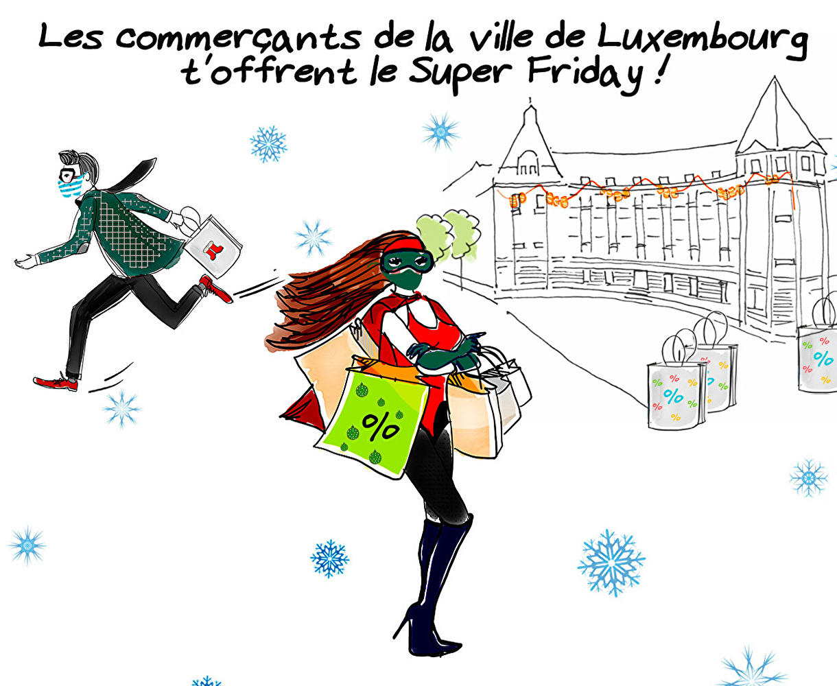 Les commerçants de la ville de Luxembourg t’offrent le Super Friday !