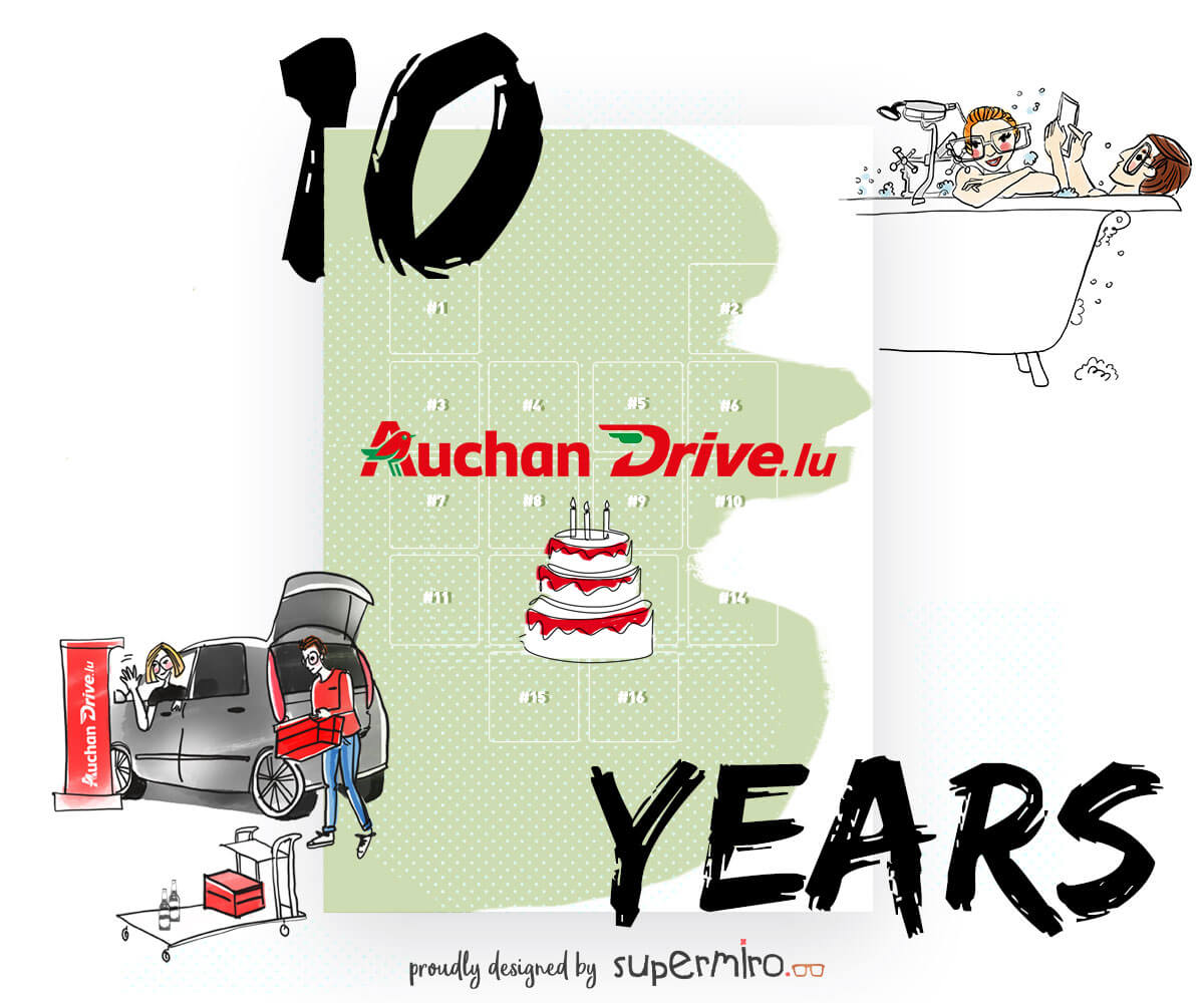 The Drive Calendar proudly designed by Supermiro